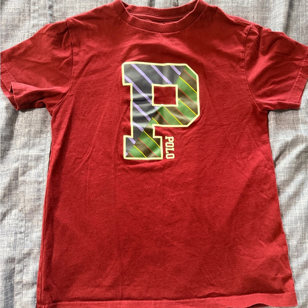 Polo by Ralph Lauren Kids Red Tee with Graphic P